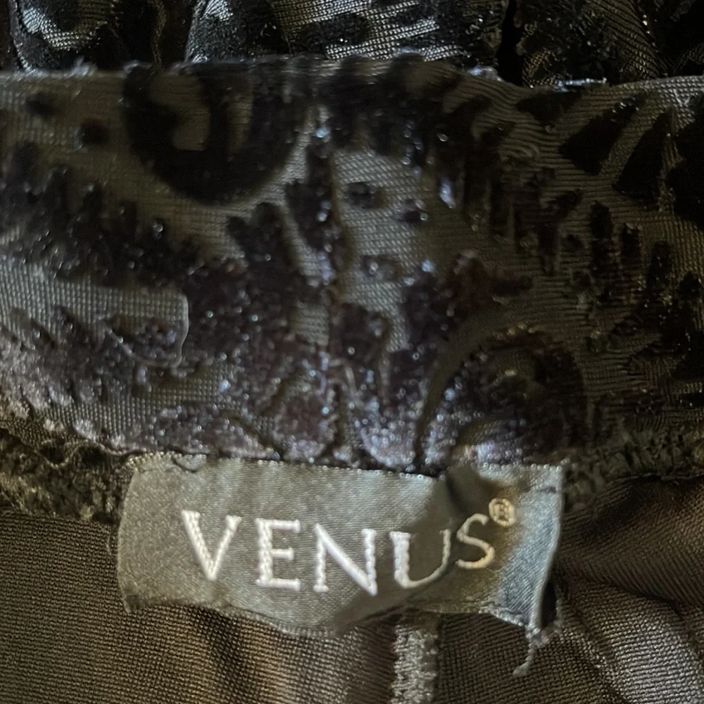 Velvet flocked leggings - Picture 4 of 4